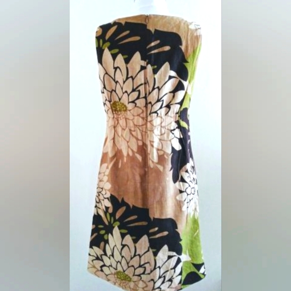 Vintage Floral Motif Shift Dress by R&K Originals Size 6 - Picture 2 of 3